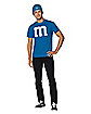 Men's Blue M&M's Costume Kit