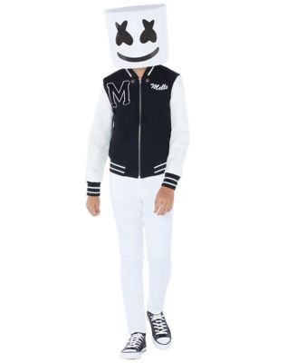 Marshmello jacket hot sale red and white