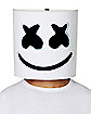 Adult Light-Up LED Marshmello Half Mask