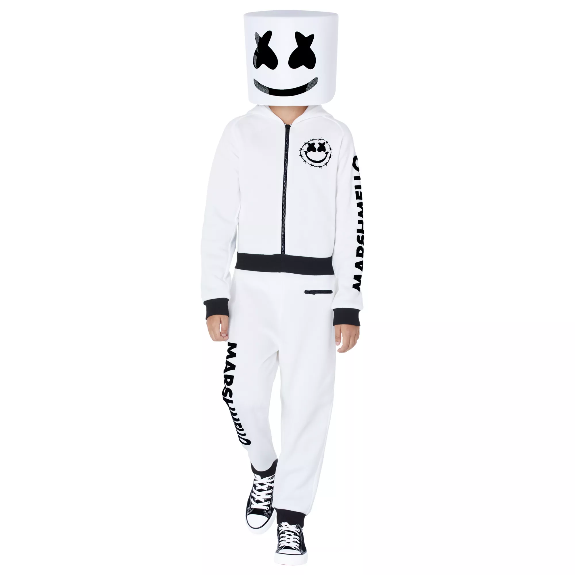 Kids Marshmello Logo Jumpsuit Costume at Spirit Halloween