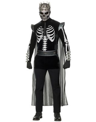 Scary Skeleton Men's Tuxedo Shirt Halloween Costume 