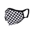 Checkered Black and White Face Mask at Spencer's
