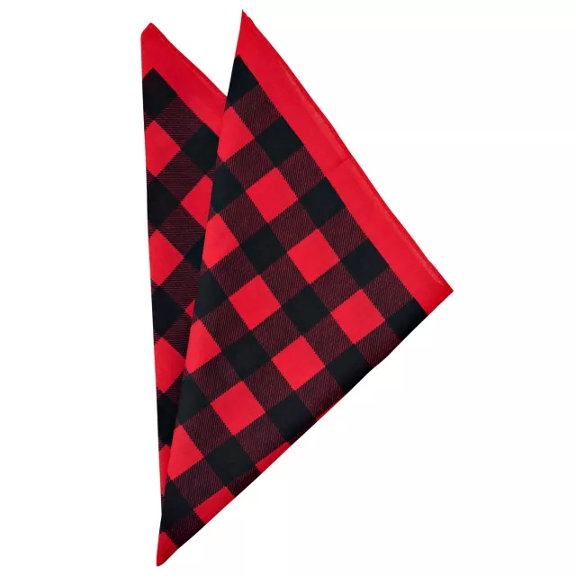 Red and Black Buffalo Plaid Bandana Spirithalloween