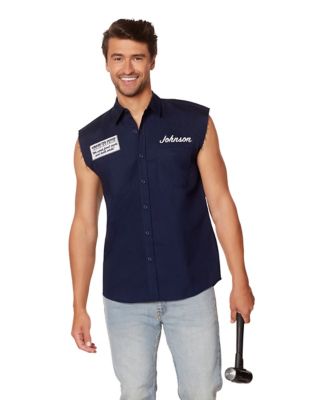 Adult Under the Hood Mechanic Vest Spirithalloween