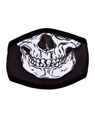 Kids Skeleton Face Mask - Spirithalloween.com