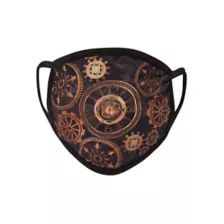 Steampunk Gear Face Mask at Spirit Halloween