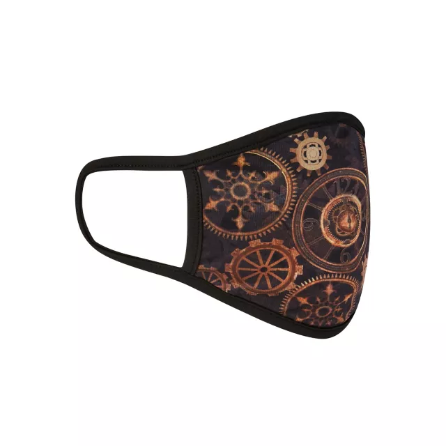 Steampunk Gear Face Mask at Spirit Halloween