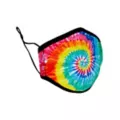Hippie Tye Dye Face Mask at Spirit Halloween