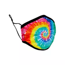 Hippie Tye Dye Face Mask at Spirit Halloween