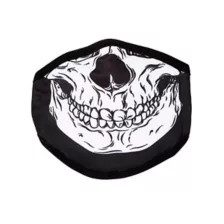 Skeleton Face Mask at Spencer's