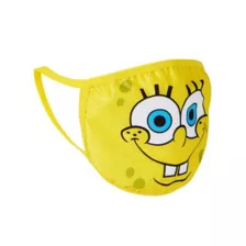Smile SpongeBob SquarePants Face Mask at Spencer's
