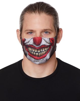 Scary Clown Face Mask - Spirithalloween.com