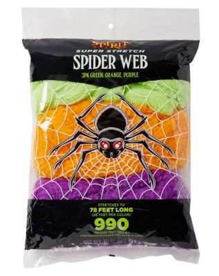 Purple spider deals web decoration