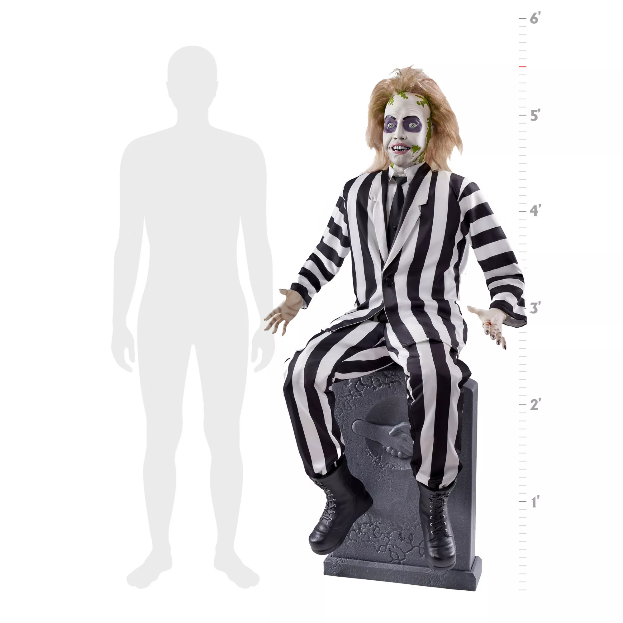 5.8 Ft. Beetlejuice Animatronic at Spencer's