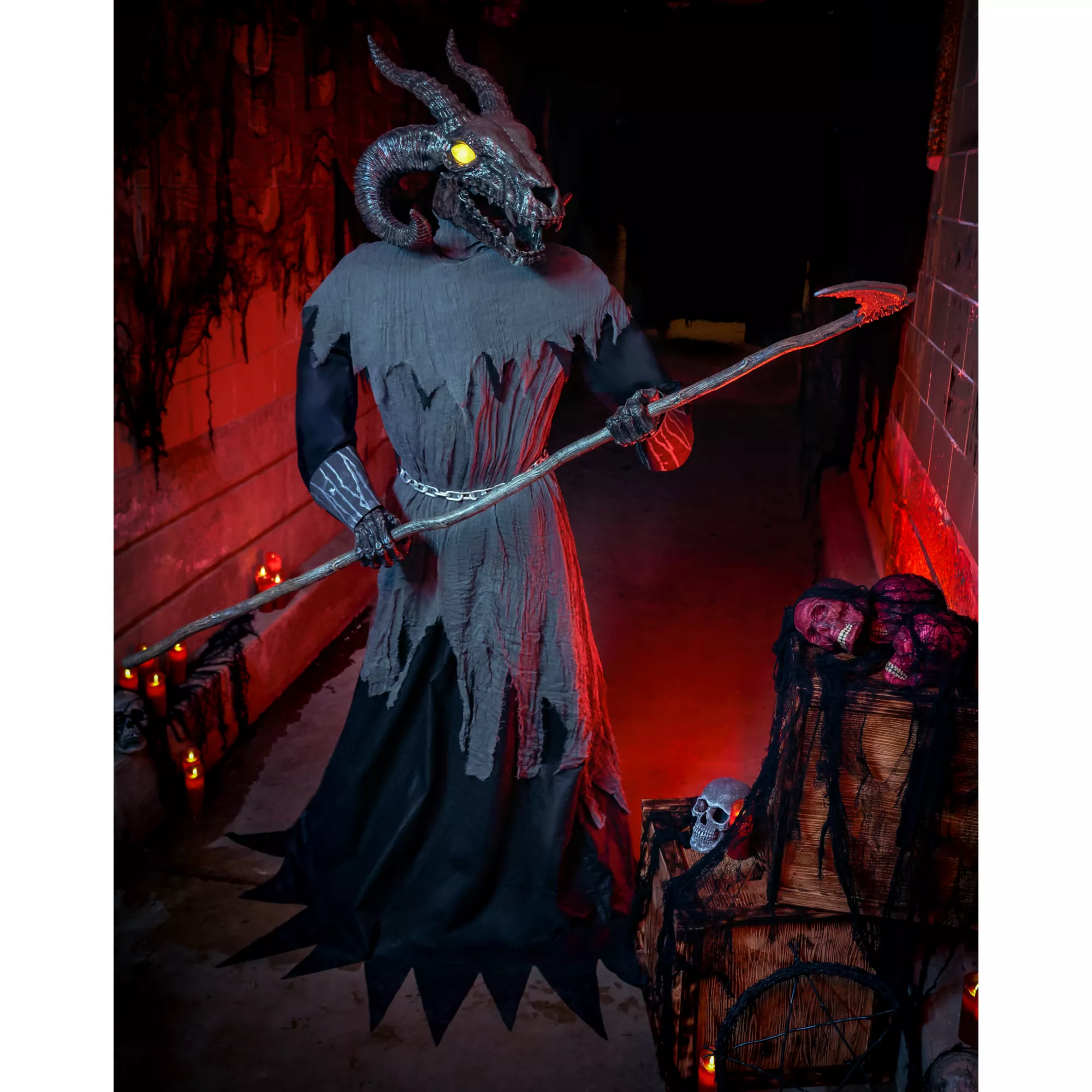 7.6 Ft Baphomet Animatronic at Spirit Halloween