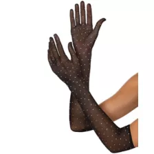 Rhinestone Fishnet Gloves at Spirit Halloween