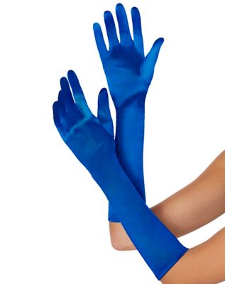 Long cheap satin gloves