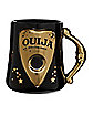 Black and Gold Ouija Molded Coffee Mug - 23 oz.