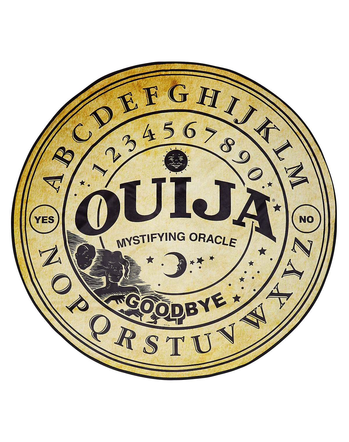 Ouija Board Round Fleece Blanket