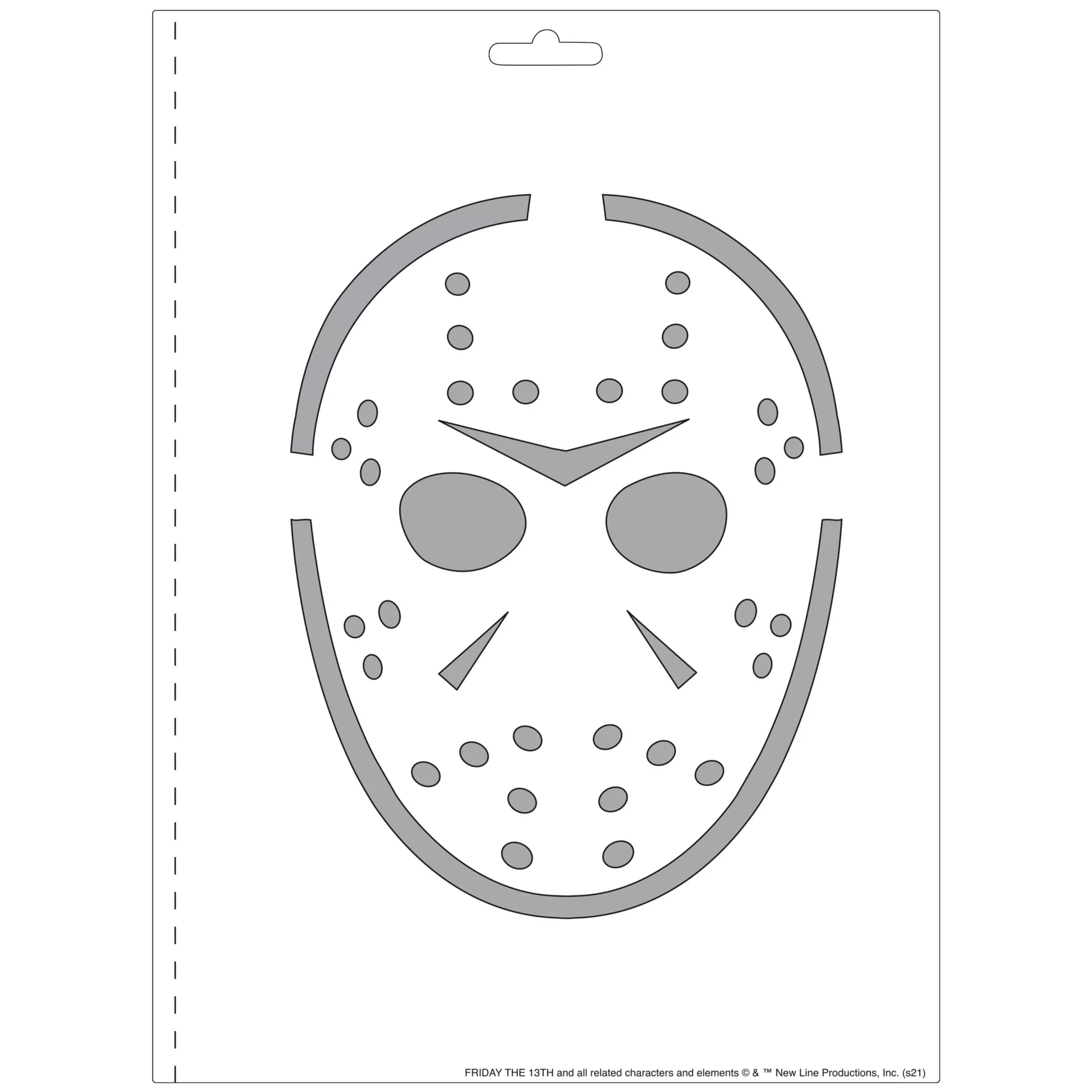 Friday the 13th Pumpkin Stencil Book at Spirit Halloween
