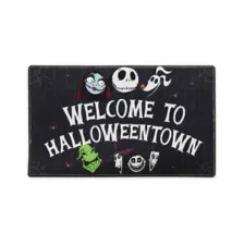 Welcome to HalloweenTown Doormat - The Nightmare Before Christmas at Spirit Halloween