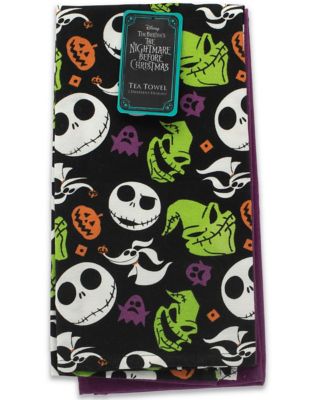 Disney The Nightmare Before Christmas Jack Black Kitchen Hand Towels