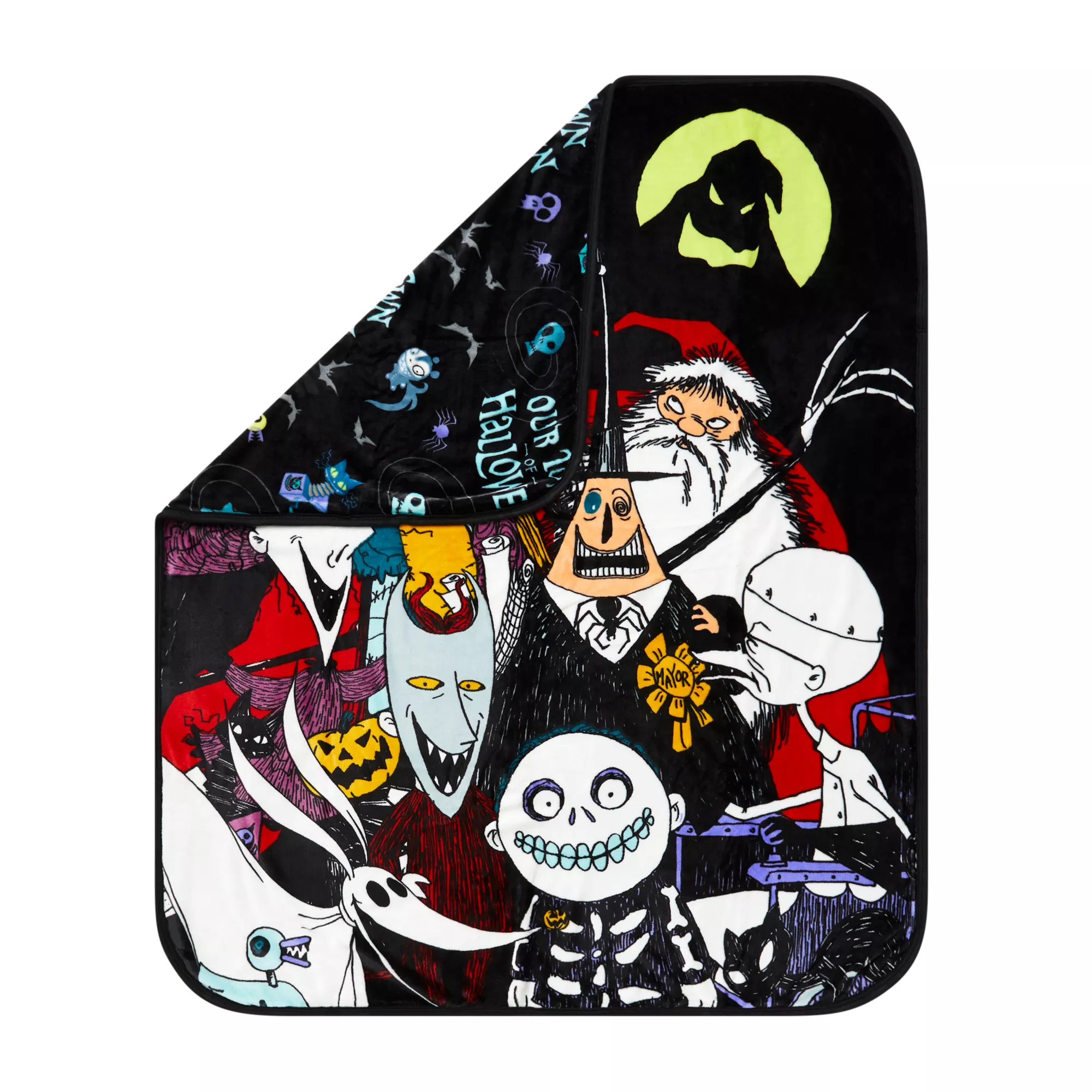Monster Mash Fleece Blanket - The Nightmare Before Christmas at Spirit Halloween