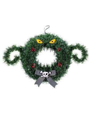 Spirit Halloween Nightmare Before Christmas 2022 Monster Wreath Deluxe - The Nightmare Before Christmas - Spirithalloween.com