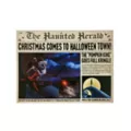 The Haunted Herald Sign - The Nightmare Before Christmas at Spencer's
