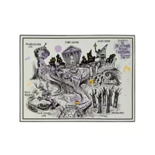 Halloween Town Map Sign - The Nightmare Before Christmas at Spencer's