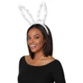 Light-Up Bunny Ears Headband at Spirit Halloween