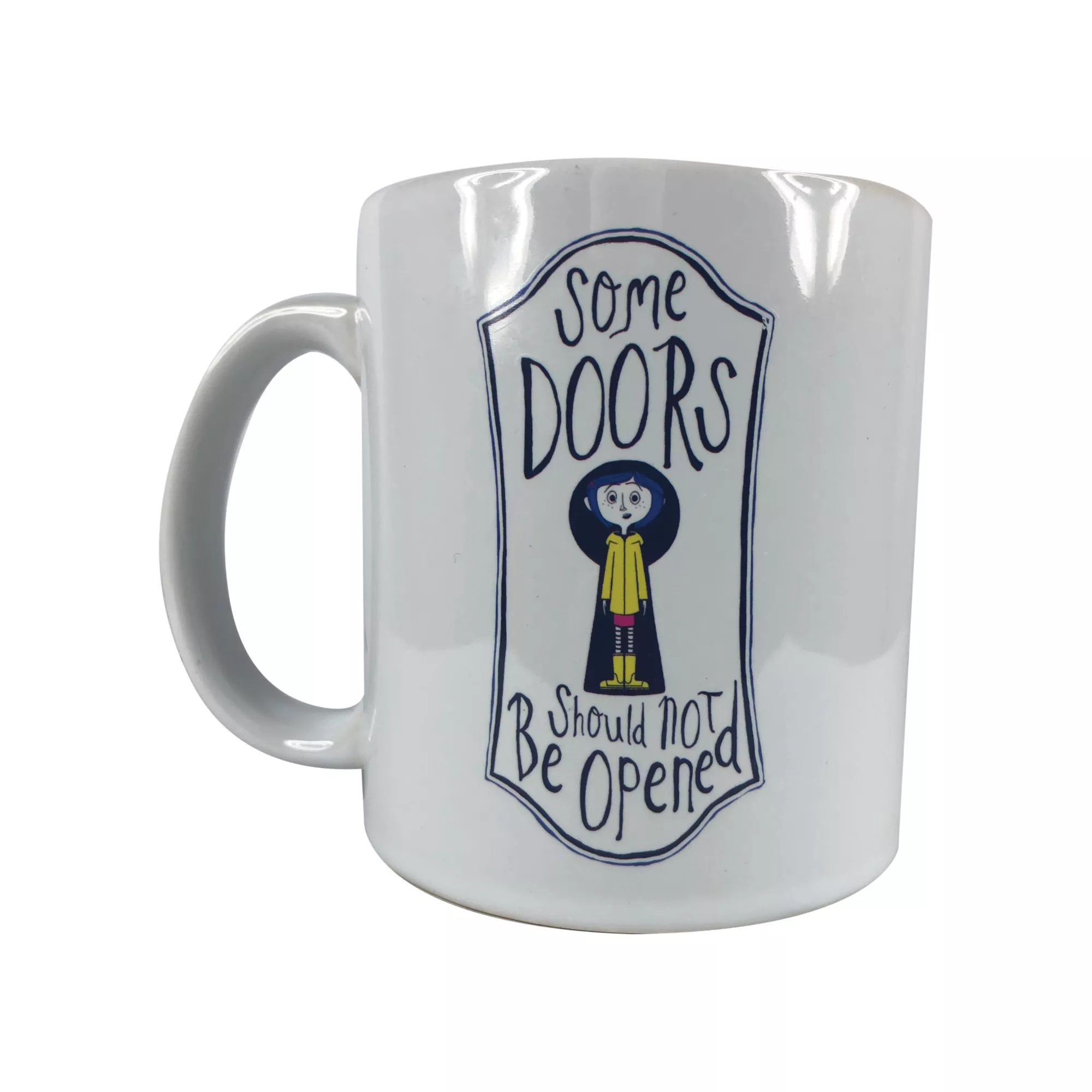 Do Not Open Coffee Mug 20 oz. - Coraline at Spirit Halloween