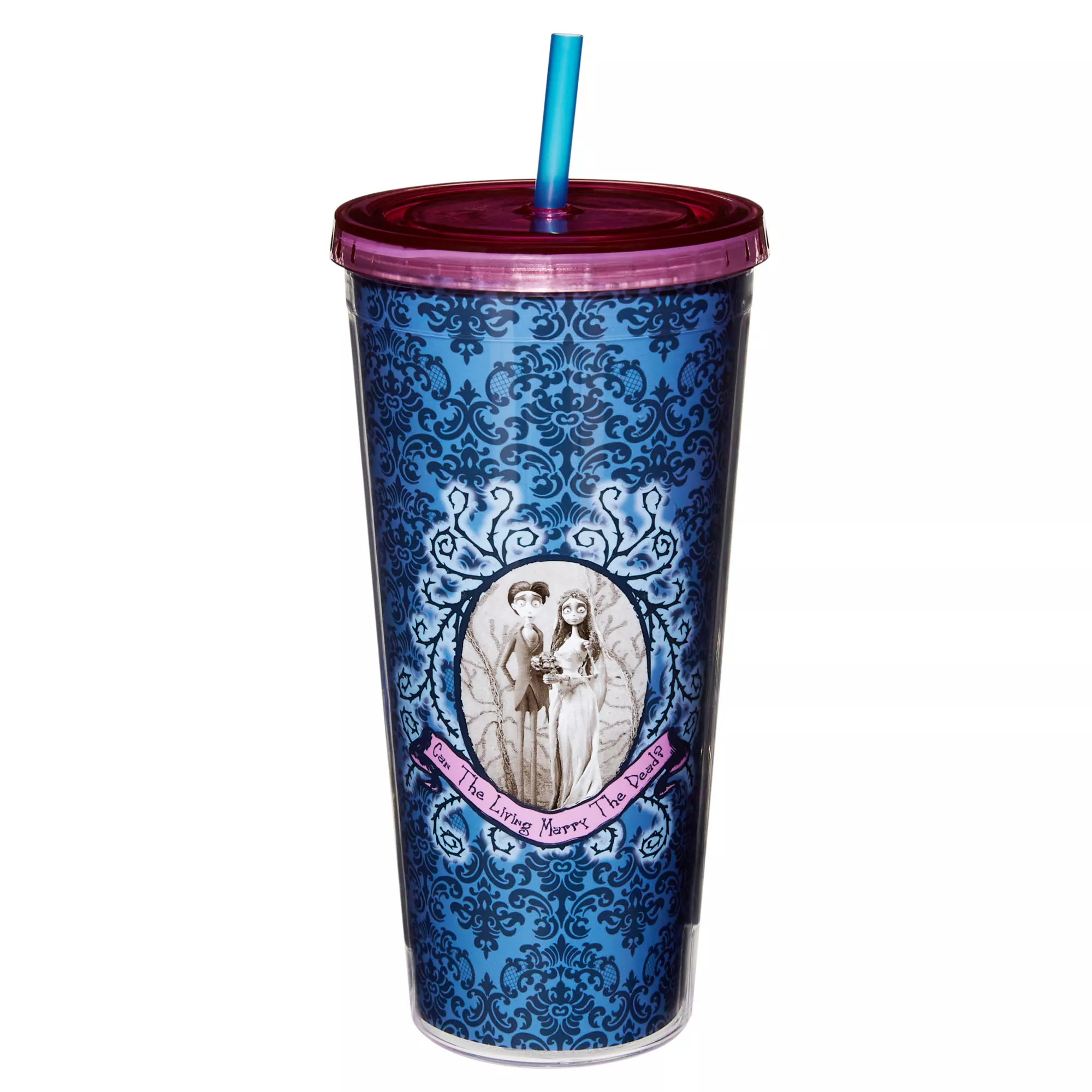 Living Marry The Dead Corpse Bride Cup With Straw - 20 oz. at Spencer's