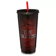 The Exorcist Cup With Straw - 20 oz. at Spencer's