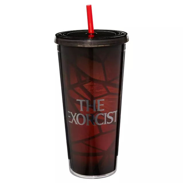 The Exorcist Cup With Straw - 20 oz. at Spencer's