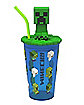 Minecraft Cup with Straw - 15 oz.