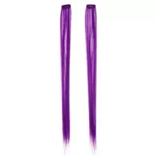 Purple Clip In Hair Extensions at Spirit Halloween