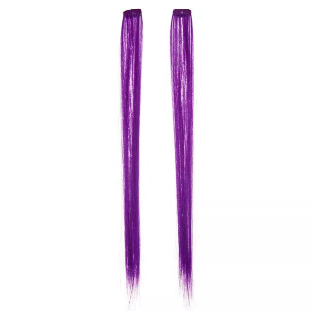 Purple Clip In Hair Extensions at Spirit Halloween
