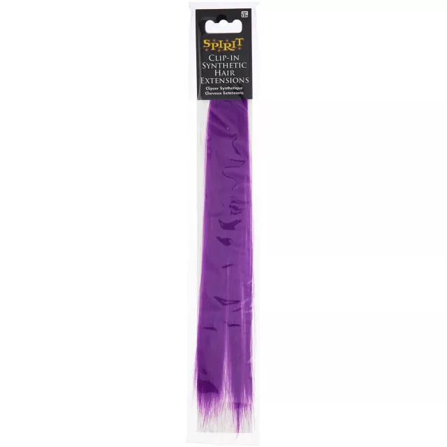 Purple Clip In Hair Extensions at Spirit Halloween