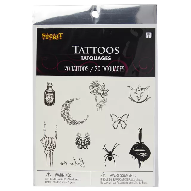 Gothic Temporary Tattoos at Spencer's