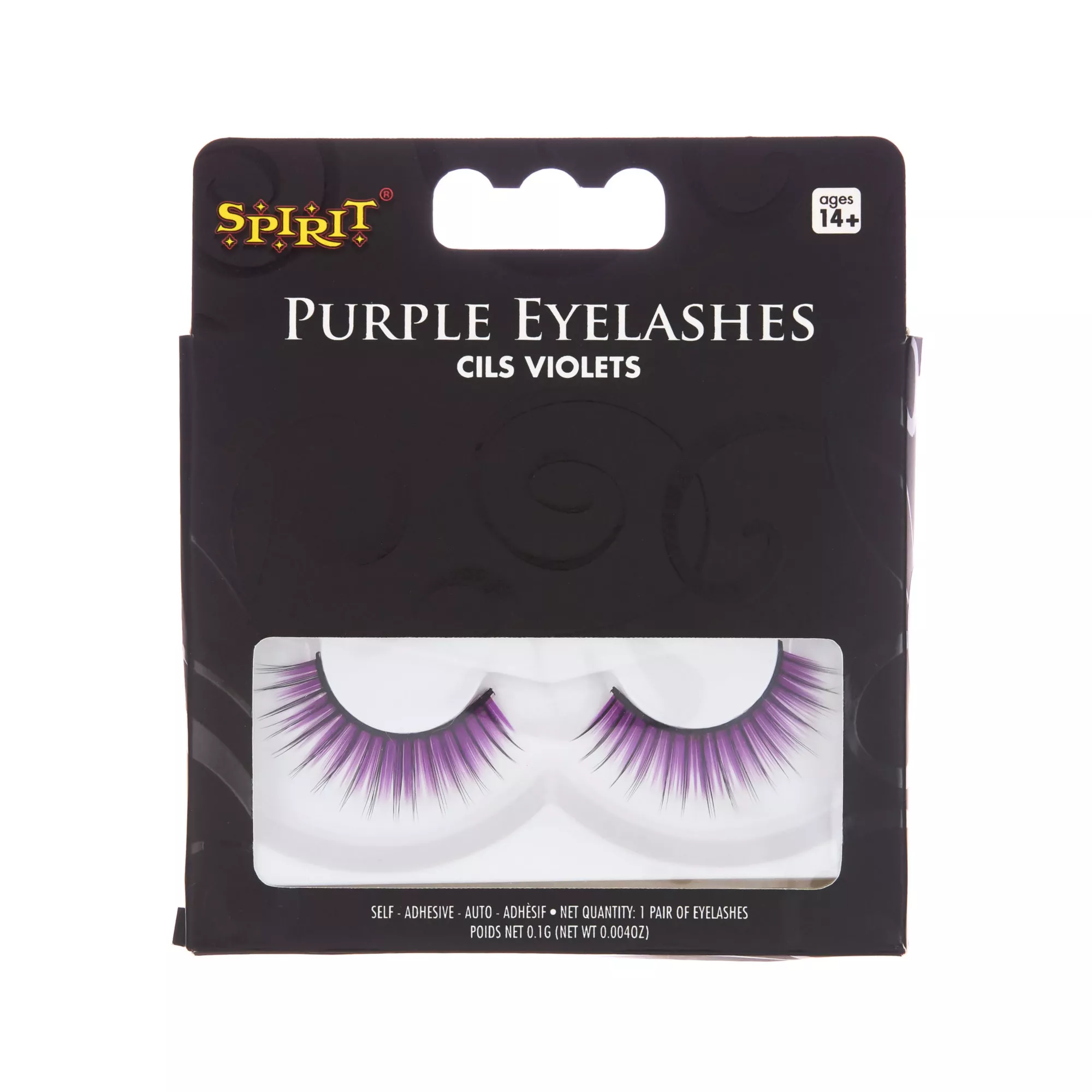 Purple Eyelashes at Spirit Halloween