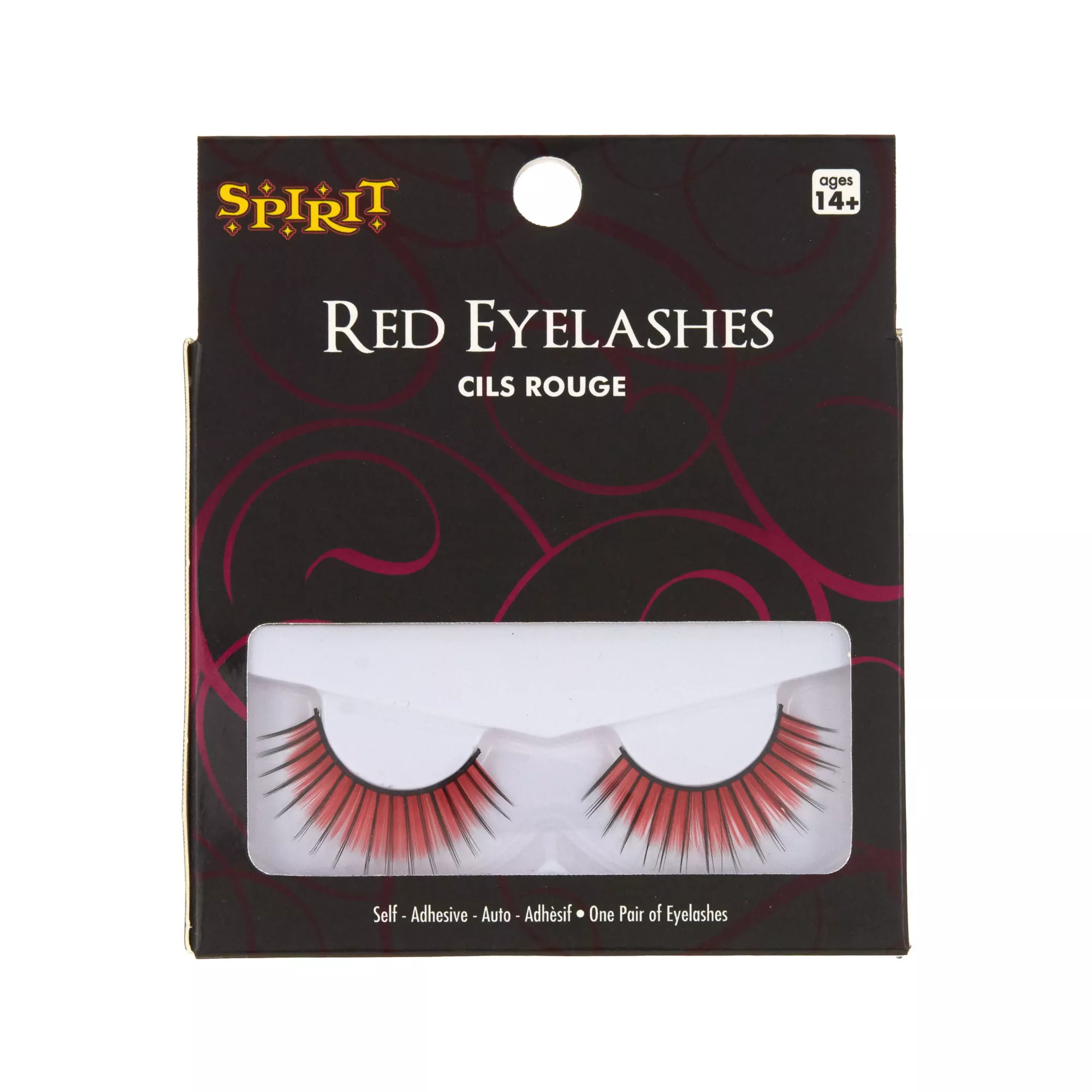 Red Eyelashes at Spirit Halloween