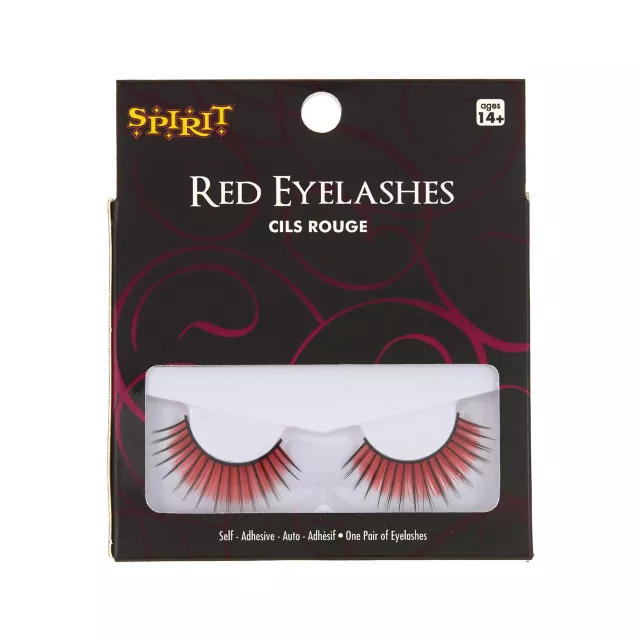 Red Eyelashes at Spirit Halloween