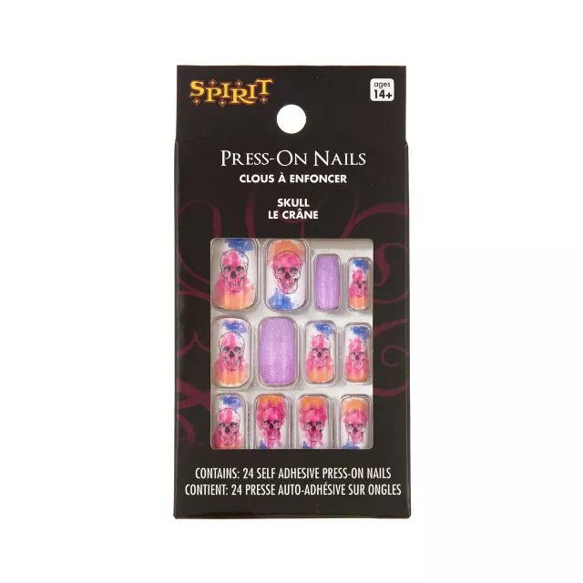 Skull Press On Nails at Spirit Halloween