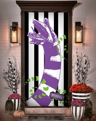 Beetlejuice Door Decorations
 Sandworm Door Cover Beetlejuice Spirithalloween