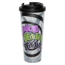 Spiral Beetlejuice Travel Tumbler at Spencer's