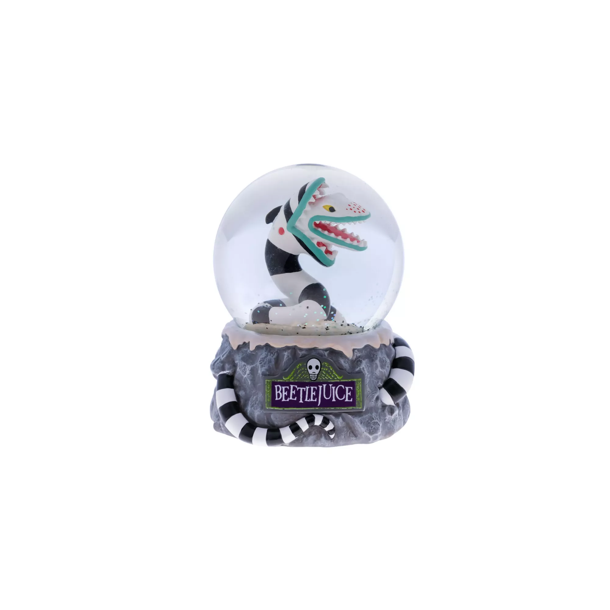 Beetlejuice Worm Snow Globe at Spirit Halloween