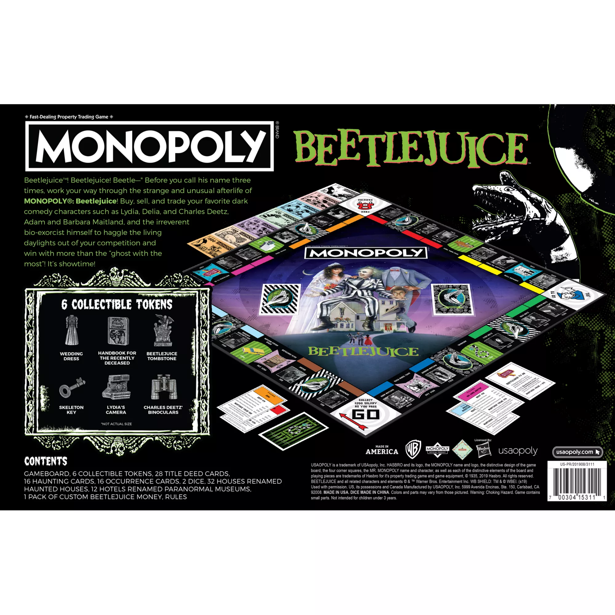 Beetlejuice Monopoly Board Game at Spirit Halloween