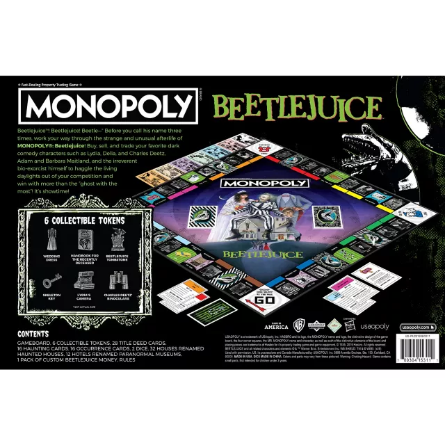Beetlejuice Monopoly Board Game at Spirit Halloween