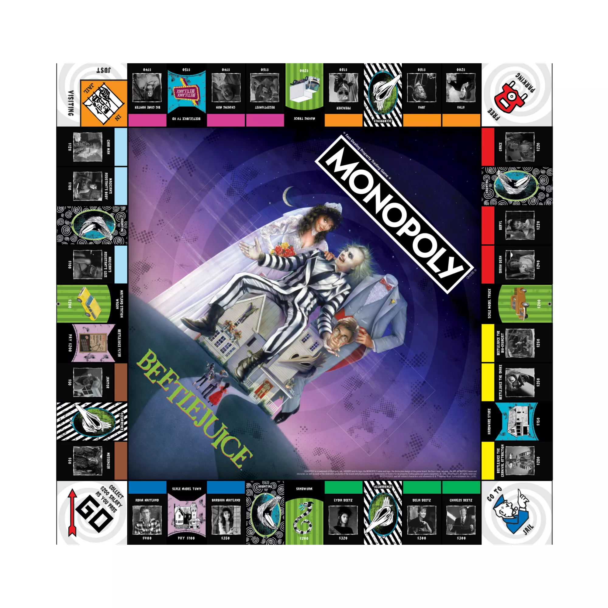 Beetlejuice Monopoly Board Game at Spirit Halloween